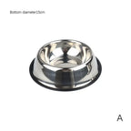 Steel Pet Dog Bowl Food Storage Container Dog Food Bowl Water Bottle Pet Bowl Feeder Dish for Small Large Dogs Ca V4U5