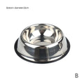 Steel Pet Dog Bowl Food Storage Container Dog Food Bowl Water Bottle Pet Bowl Feeder Dish for Small Large Dogs Ca V4U5