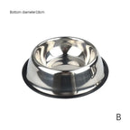 Steel Pet Dog Bowl Food Storage Container Dog Food Bowl Water Bottle Pet Bowl Feeder Dish for Small Large Dogs Ca V4U5