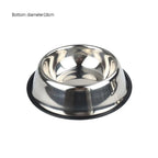 Steel Pet Dog Bowl Food Storage Container Dog Food Bowl Water Bottle Pet Bowl Feeder Dish for Small Large Dogs Ca V4U5
