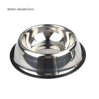 Steel Pet Dog Bowl Food Storage Container Dog Food Bowl Water Bottle Pet Bowl Feeder Dish for Small Large Dogs Ca V4U5