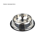Steel Pet Dog Bowl Food Storage Container Dog Food Bowl Water Bottle Pet Bowl Feeder Dish for Small Large Dogs Ca V4U5