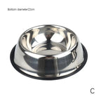 Steel Pet Dog Bowl Food Storage Container Dog Food Bowl Water Bottle Pet Bowl Feeder Dish for Small Large Dogs Ca V4U5